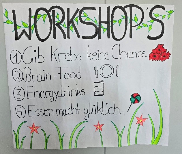 Workshops Ernährung an der Berufsschule 3 und RWS – Eine gelungene Kooperation